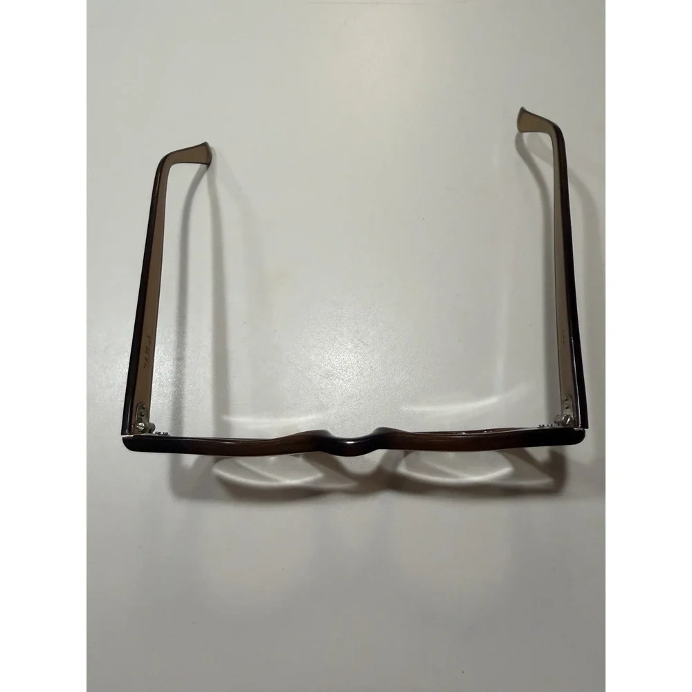 50s Vtg VAM USA Hornrim Eyeglasses Rootbeer Translucent Frames Estate
